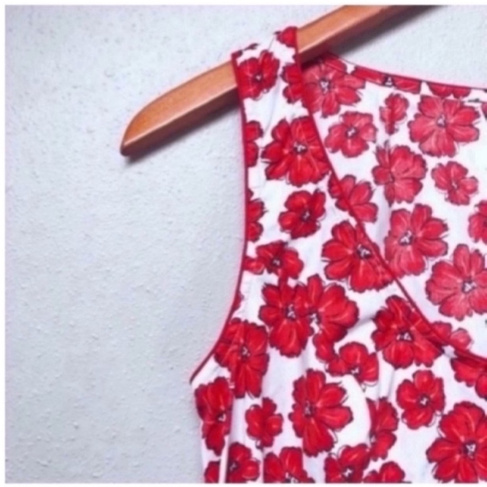 Floral Poppy A-Line Sleeveless Maternity Dress